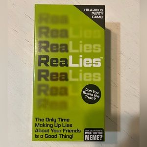 NEW Realies Party Game